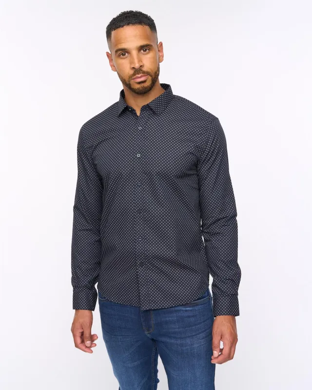 Hanshaw Shirt 2pk Navy/Blue sold by Bewley and Ritch