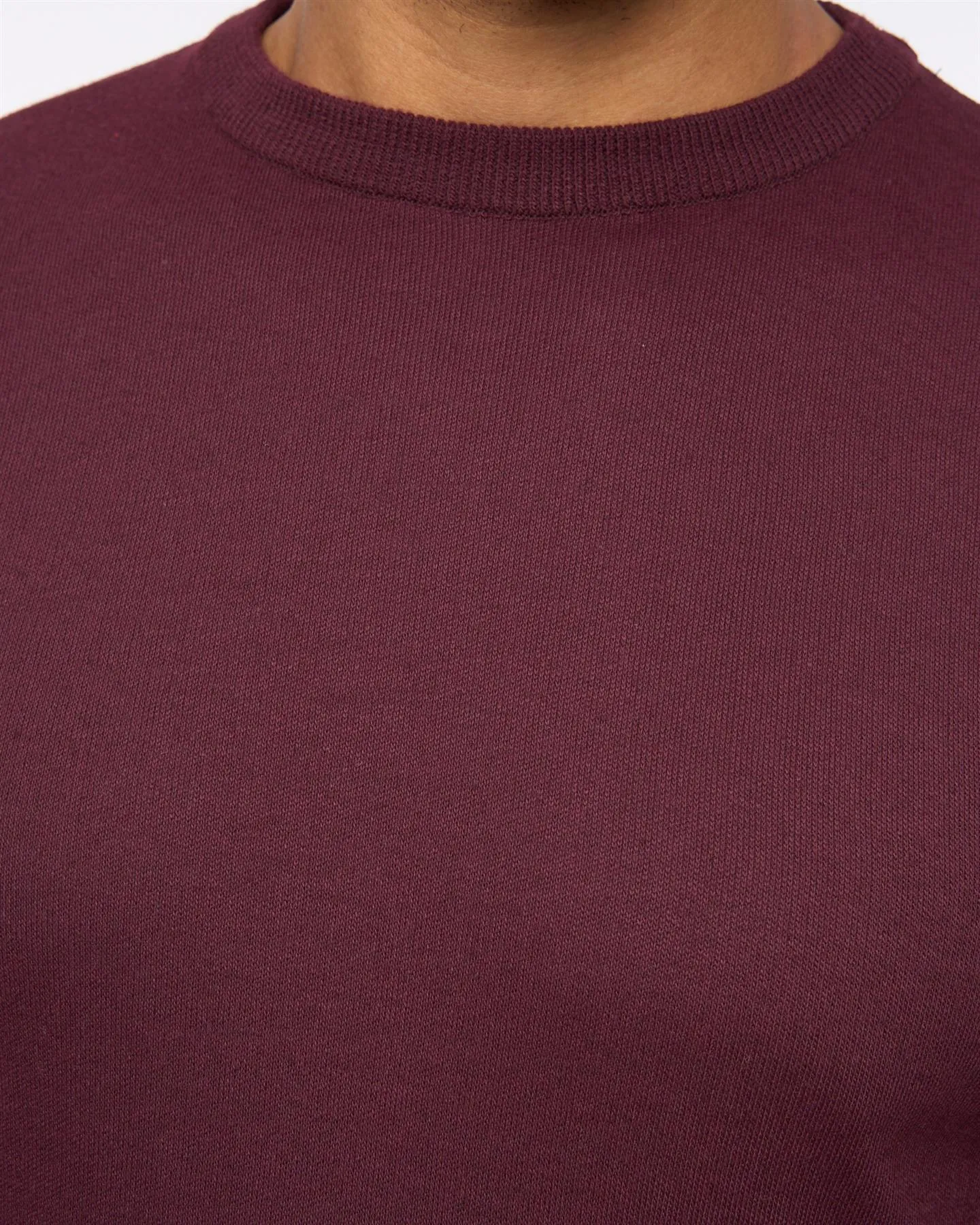 Pepston Crew Neck Jumper Burgundy Marl sold by Bewley and Ritch product image thumbnail 5
