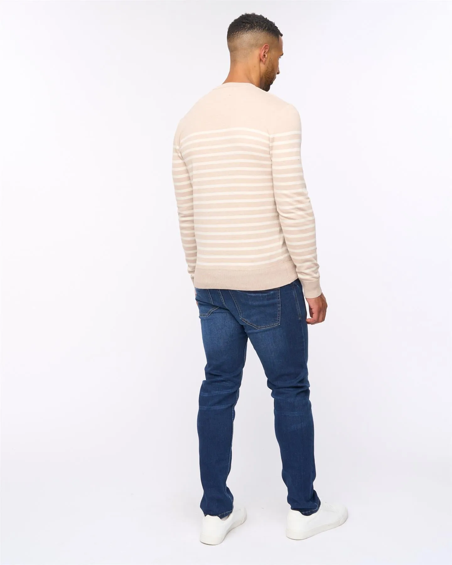 Howland Crew Neck Jumper Beige Marl sold by Bewley and Ritch product image thumbnail 4