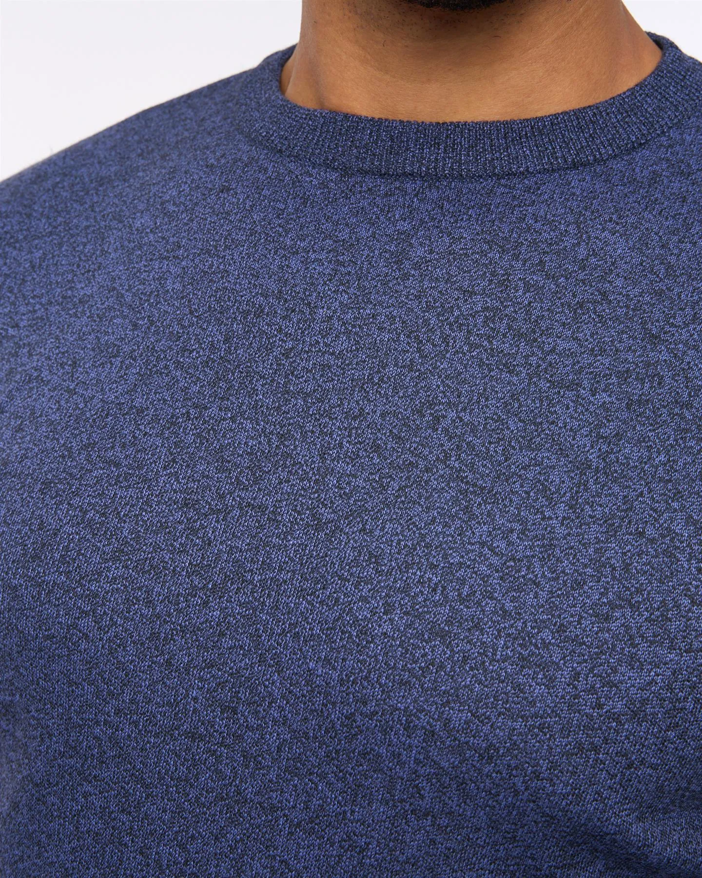 Pepston Crew Neck Jumper Navy Marl sold by Bewley and Ritch product image thumbnail 5