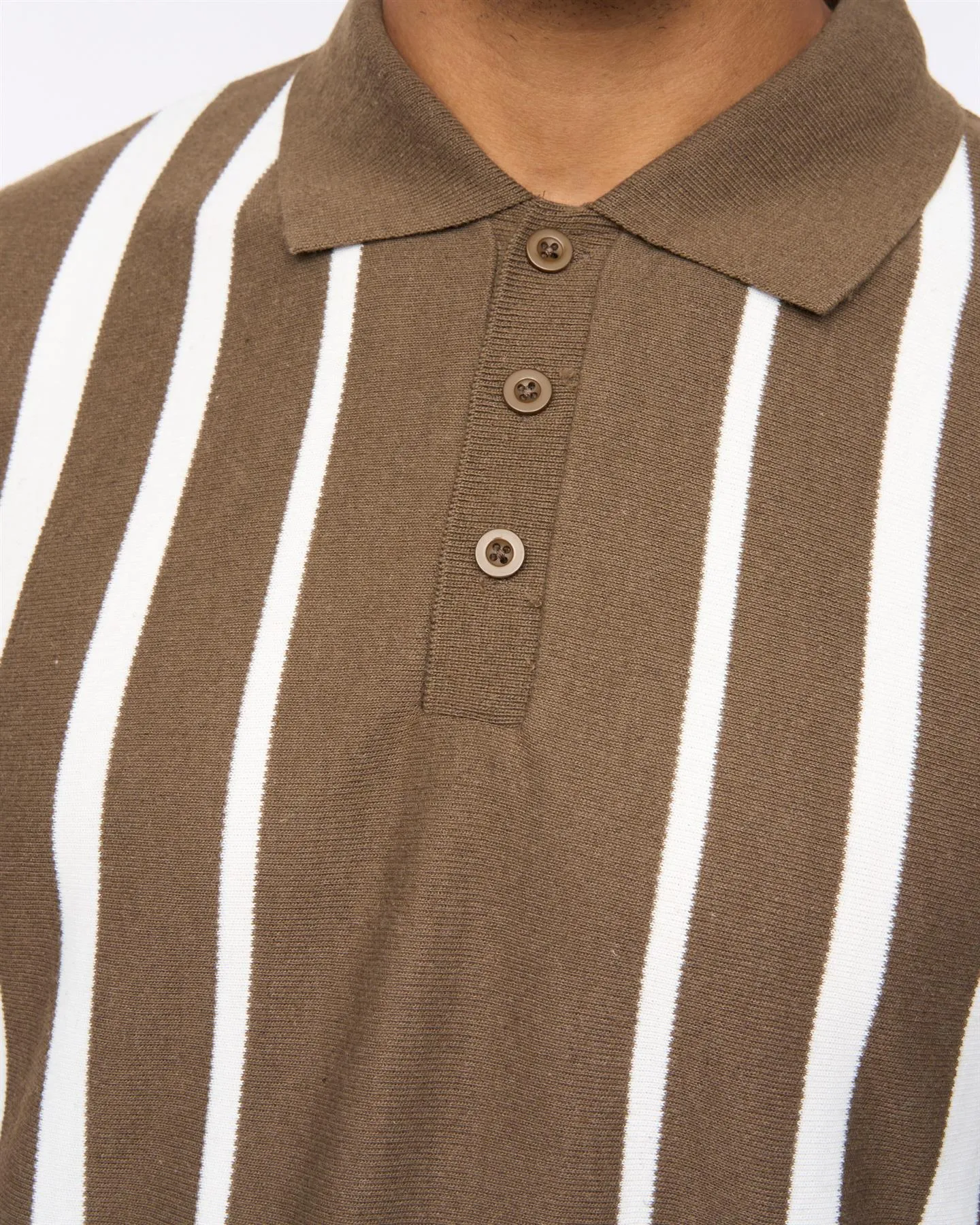 Stalwart Knit Polo Dark Taupe sold by Bewley and Ritch product image thumbnail 5