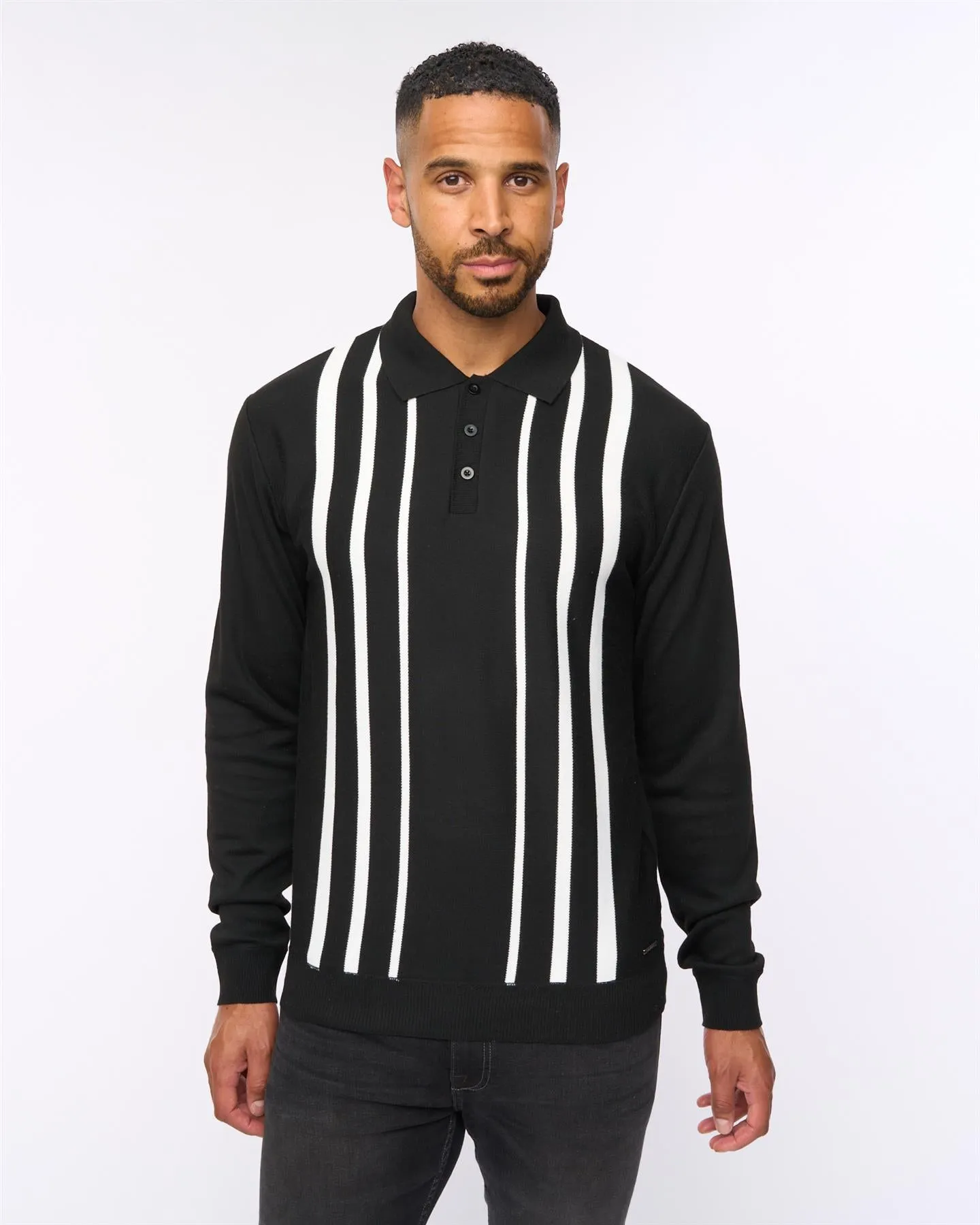 Stalwart Knit Polo Black sold by Bewley and Ritch