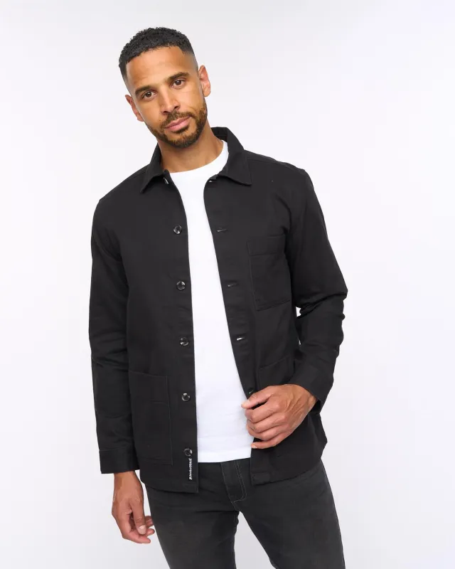 Stanbrook Overshirt Black made by Bewley and Ritch
