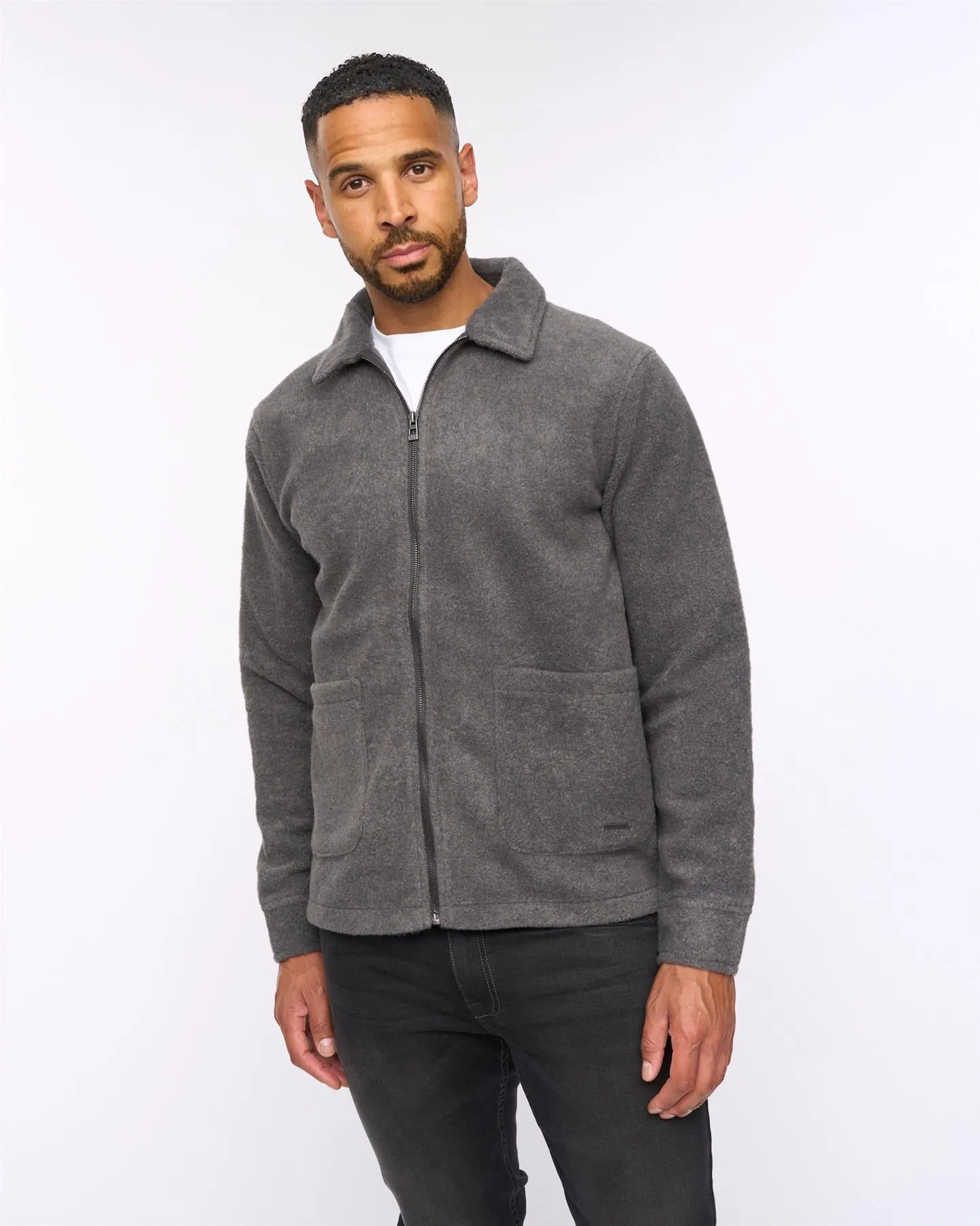Mayford Overshirt Charcoal sold by Bewley and Ritch product image thumbnail 2