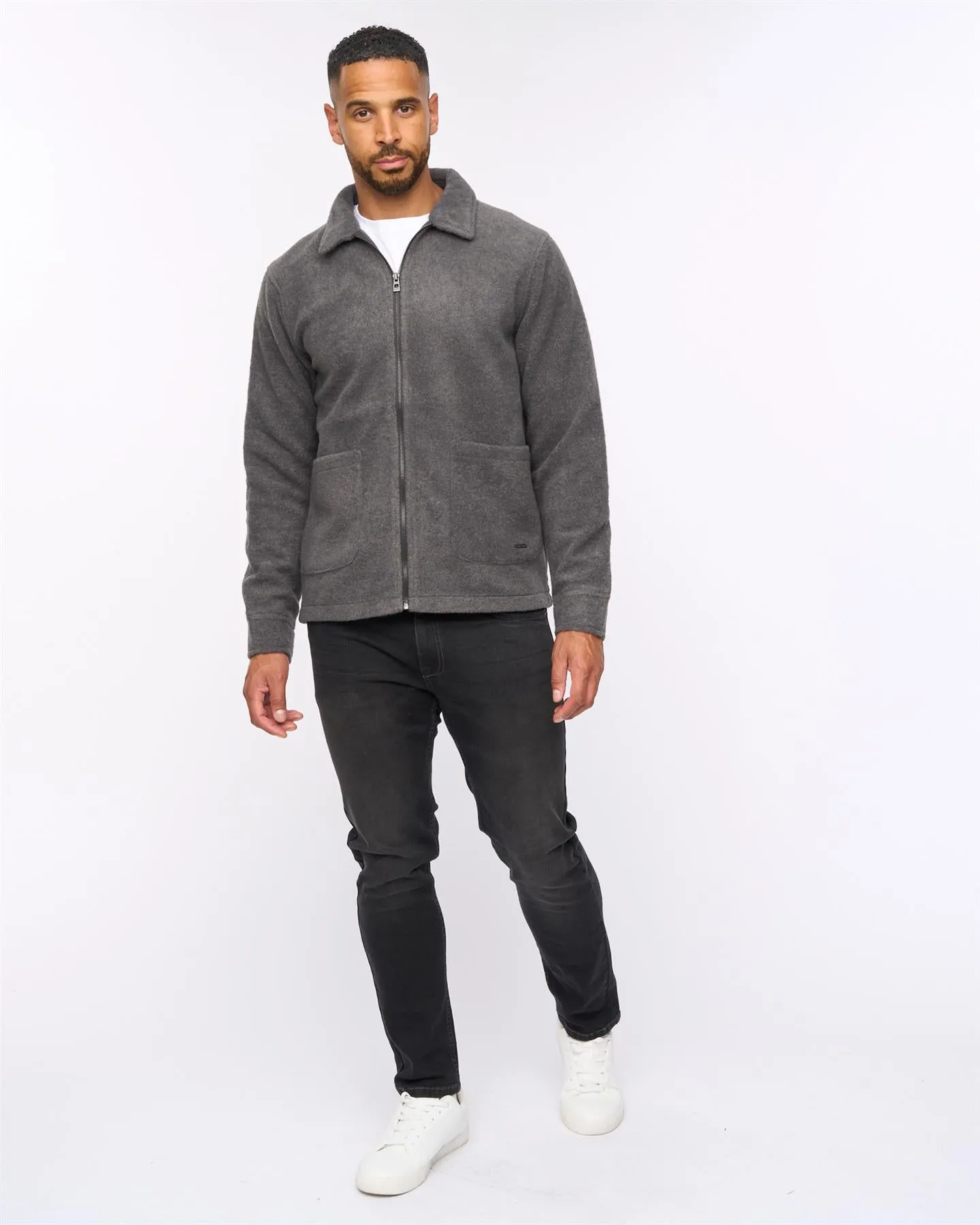 Mayford Overshirt Charcoal sold by Bewley and Ritch product image thumbnail 3