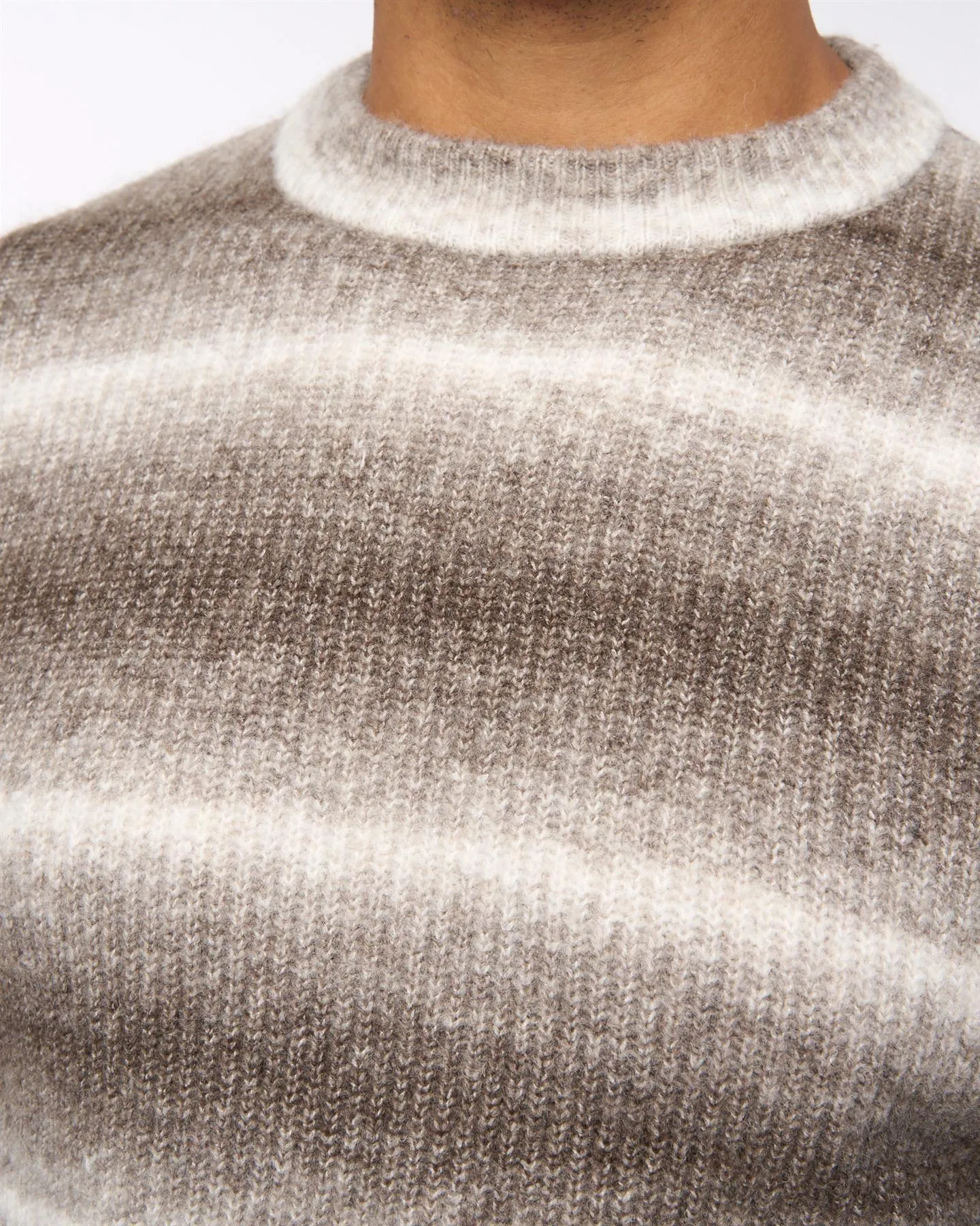 Ormonde Ombre Spacedye Jumper Taupe sold by Bewley and Ritch product image thumbnail 5