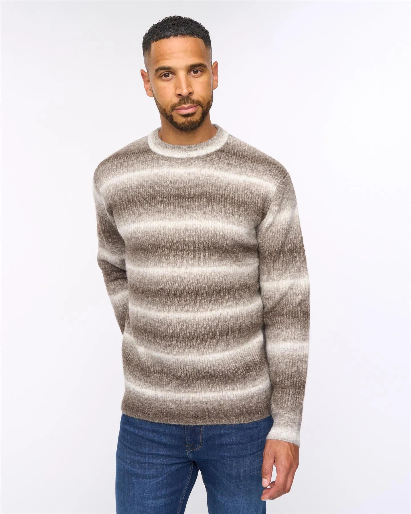 Ormonde Ombre Spacedye Jumper Taupe sold by Bewley and Ritch product image thumbnail 2