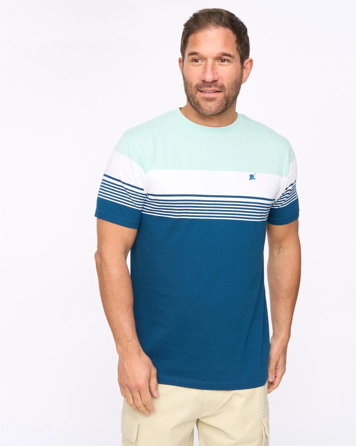 Portmen T-Shirt Mid Blue sold by Bewley and Ritch product image thumbnail 2