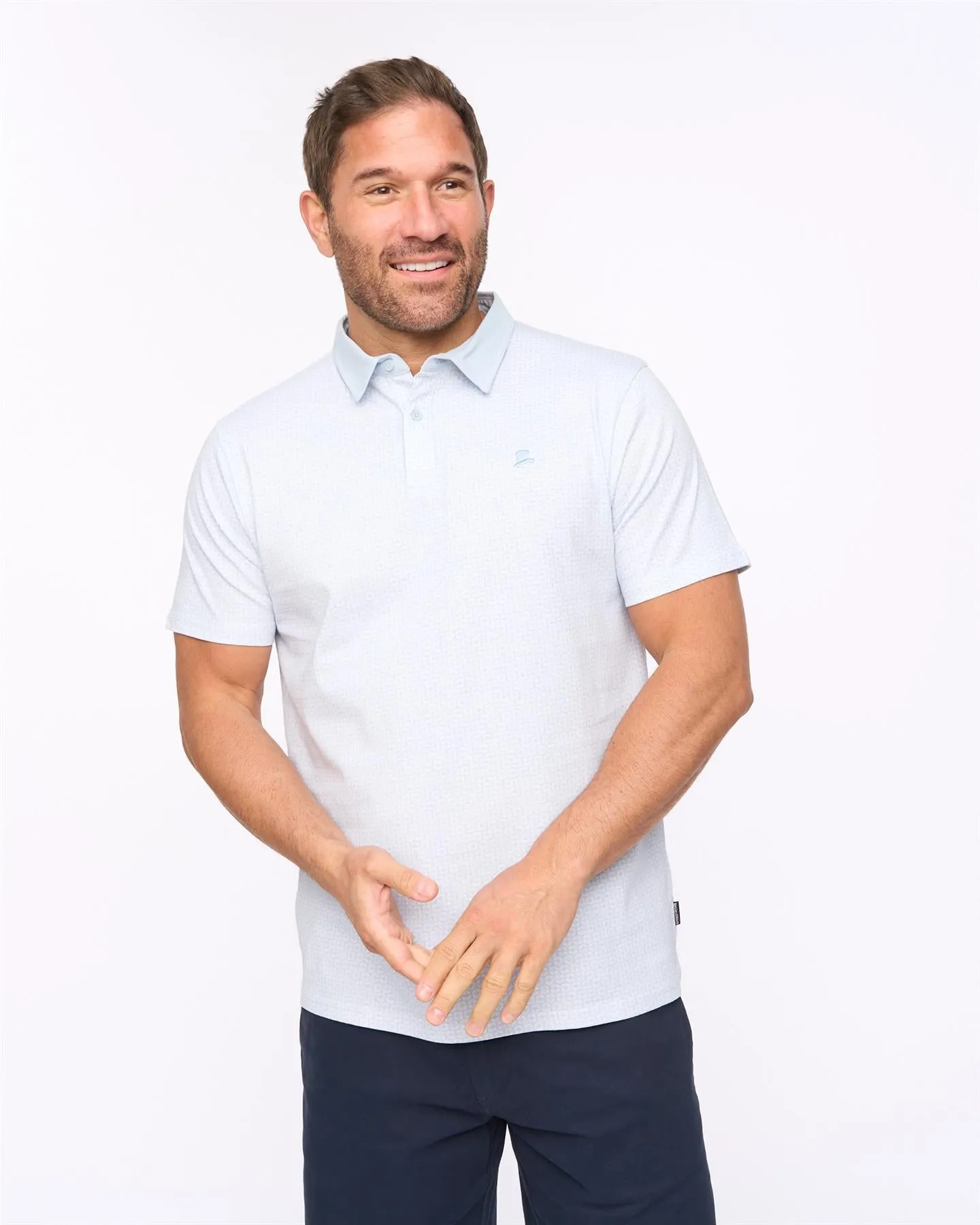 Calvert Polo Light Blue sold by Bewley and Ritch product image thumbnail 2