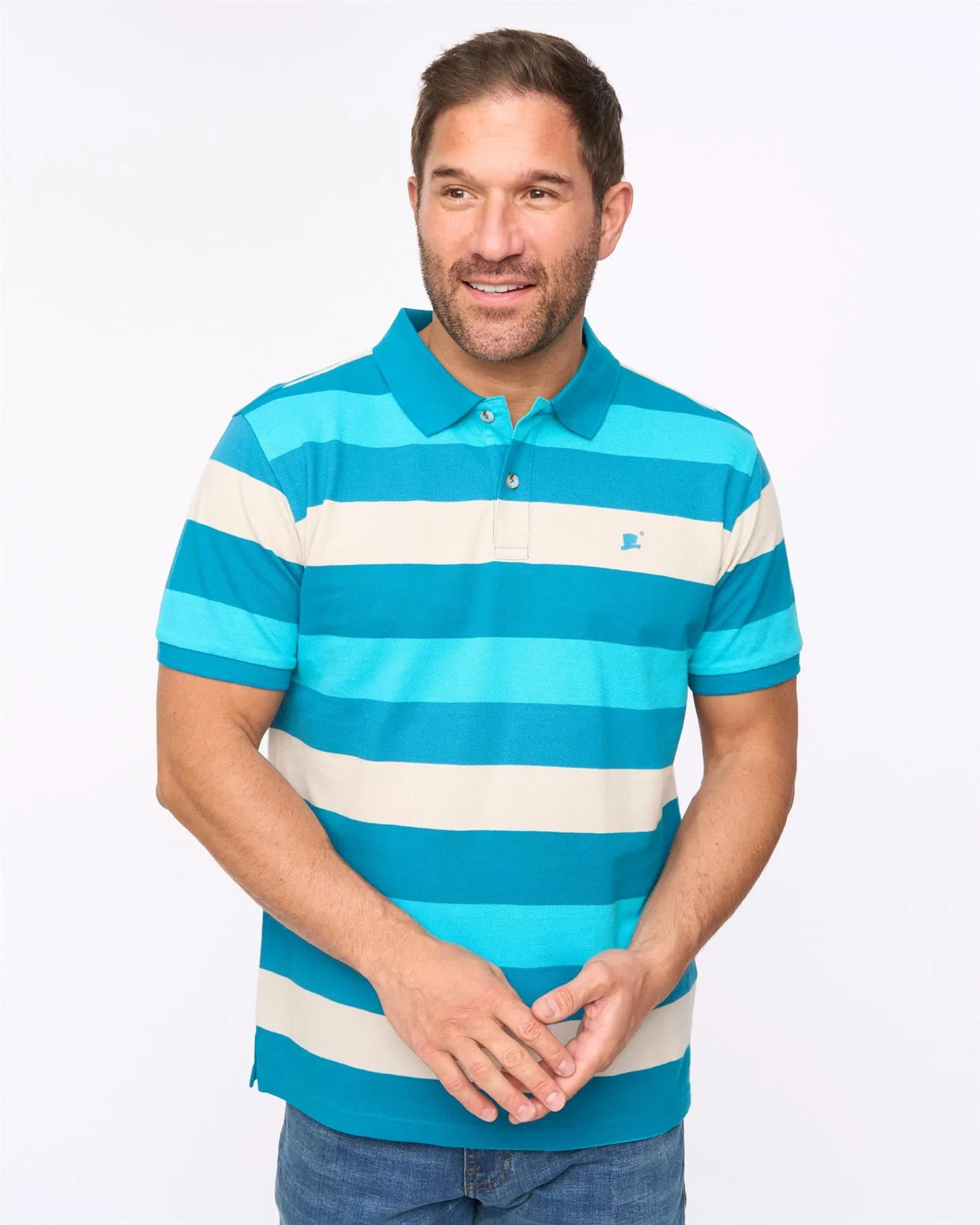 Hadley Polo Deep Blue sold by Bewley and Ritch product image thumbnail 2