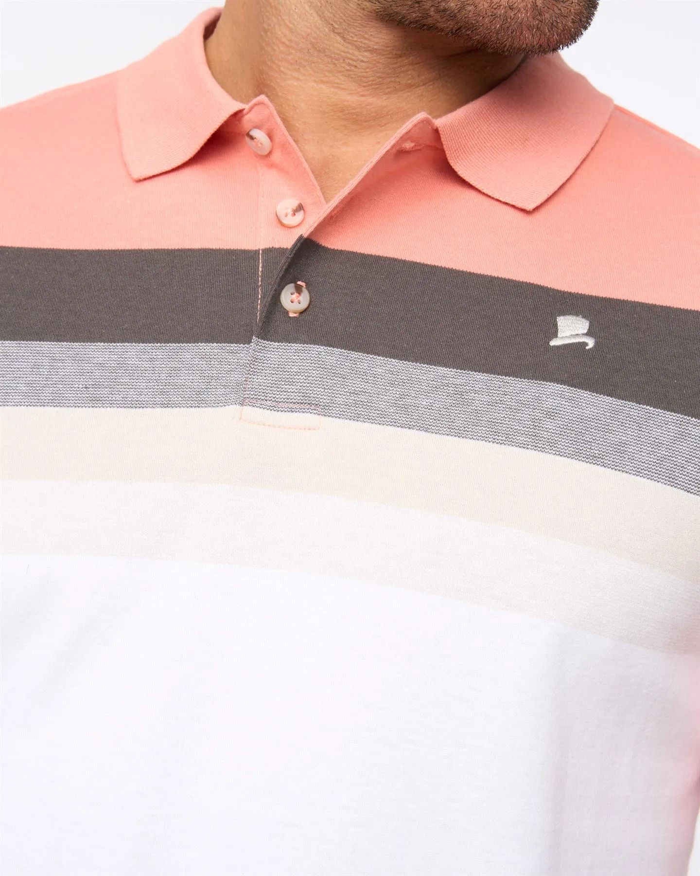 Danson Polo Coral sold by Bewley and Ritch product image thumbnail 5