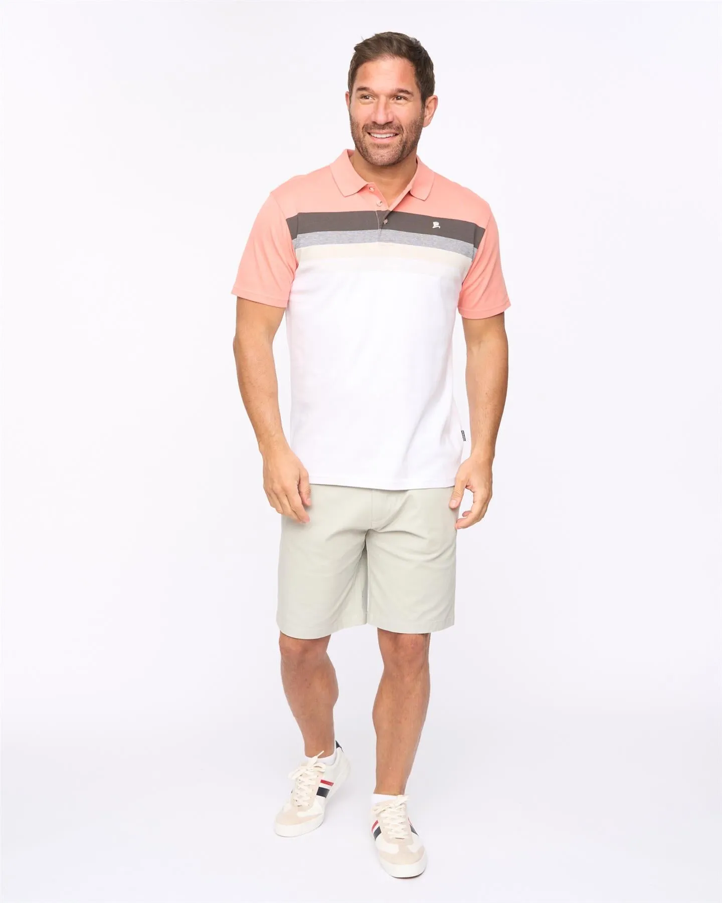 Danson Polo Coral sold by Bewley and Ritch product image thumbnail 3