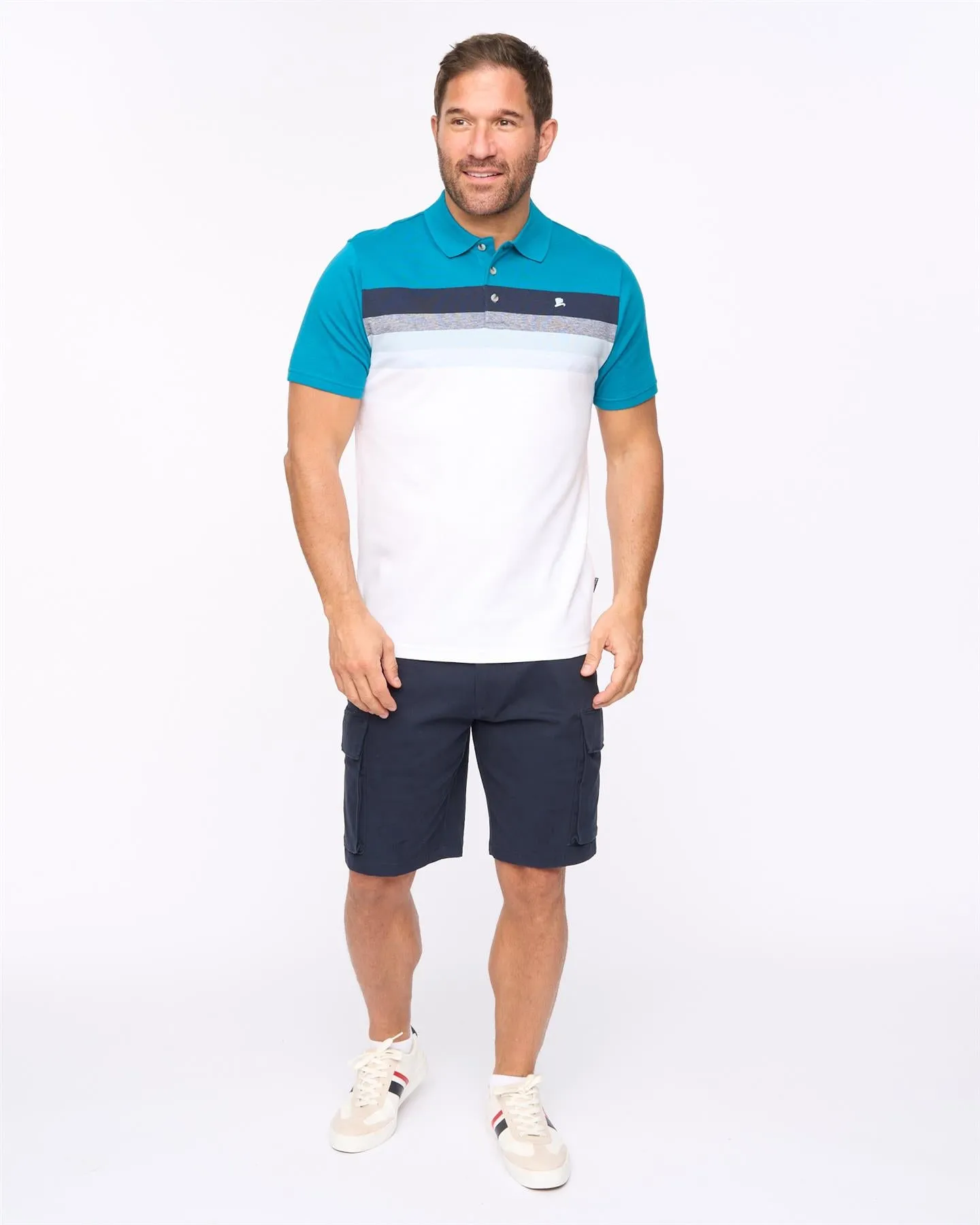 Danson Polo Deep Blue sold by Bewley and Ritch product image thumbnail 3