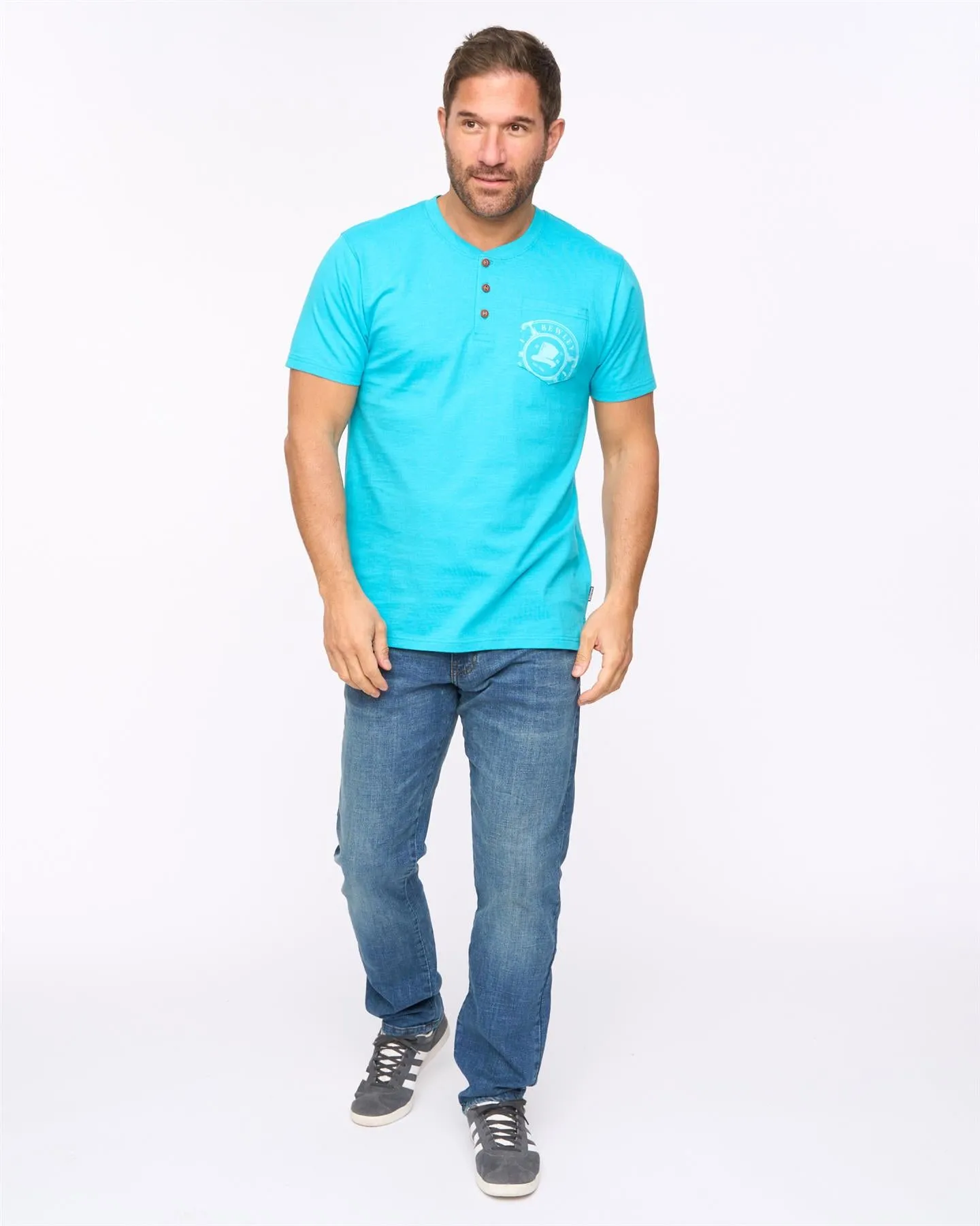 Garside T-Shirt Turquoise sold by Bewley and Ritch product image thumbnail 3