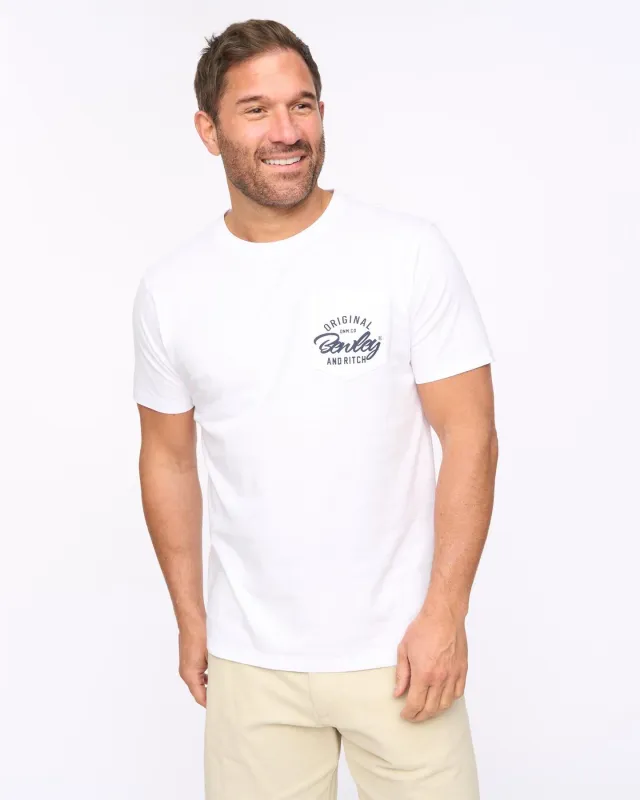 Milestan T-Shirt White made by Bewley and Ritch