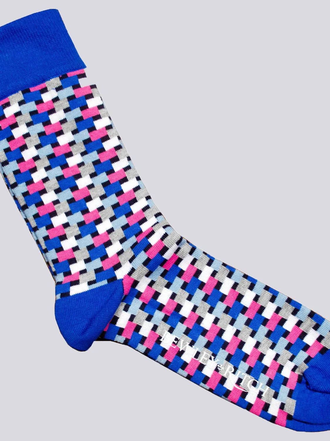 Vasili Socks 3pk Blue/Orange/Red sold by Bewley and Ritch product image thumbnail 2