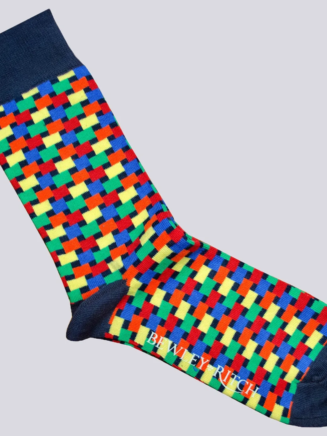 Vasili Socks 3pk Blue/Orange/Red sold by Bewley and Ritch product image thumbnail 3