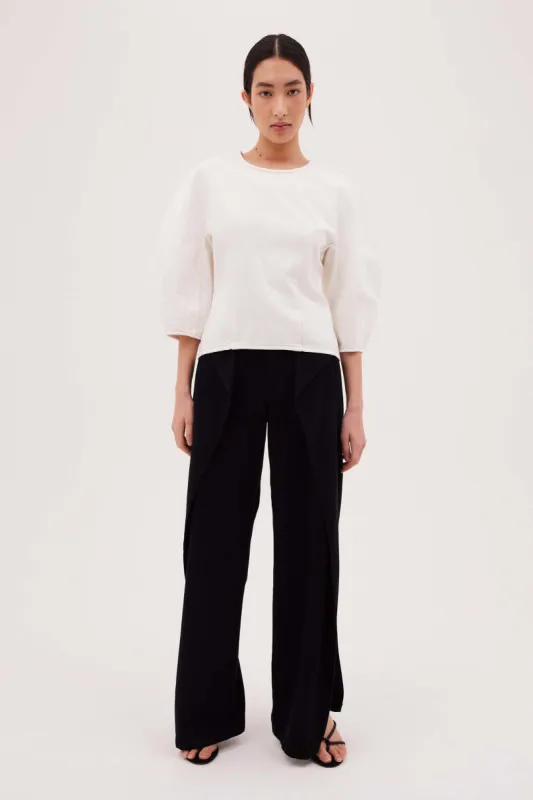 CHALK DENIM ROCHA TOP sold by Bianca Spender