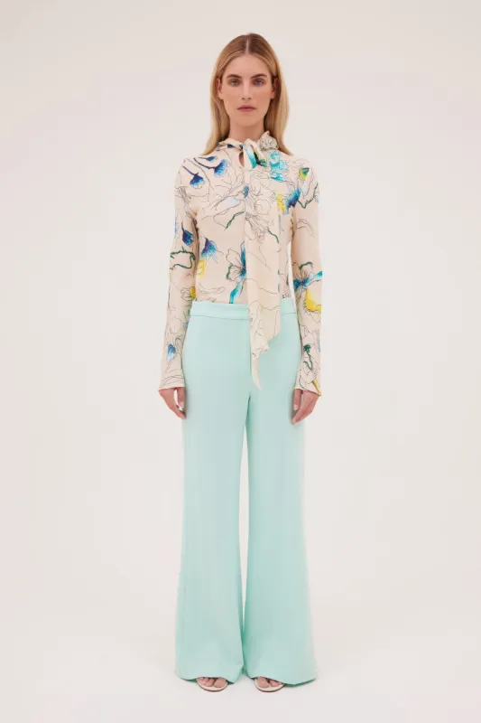 MINT CREPE LENS PANT made by Bianca Spender