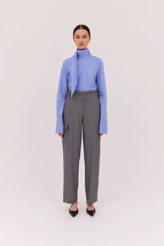SLATE DRILL PIVOT PANT sold by Bianca Spender