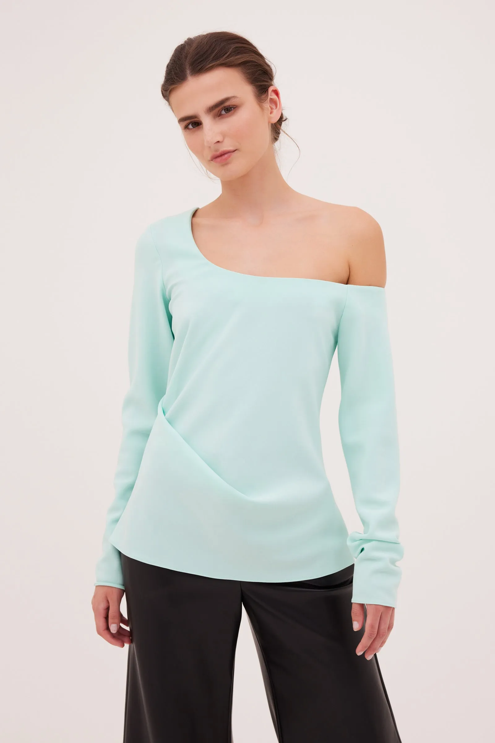 MINT CREPE LEONORA TOP sold by Bianca Spender product image thumbnail 5