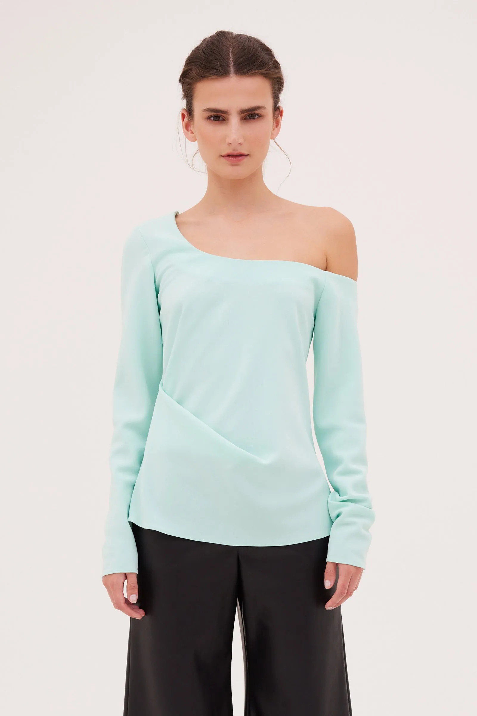 MINT CREPE LEONORA TOP sold by Bianca Spender product image thumbnail 3