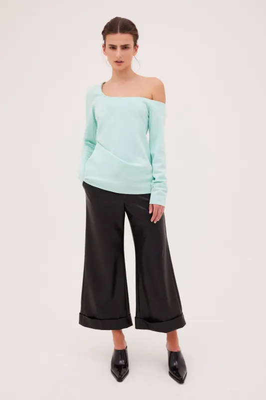 MINT CREPE LEONORA TOP sold by Bianca Spender