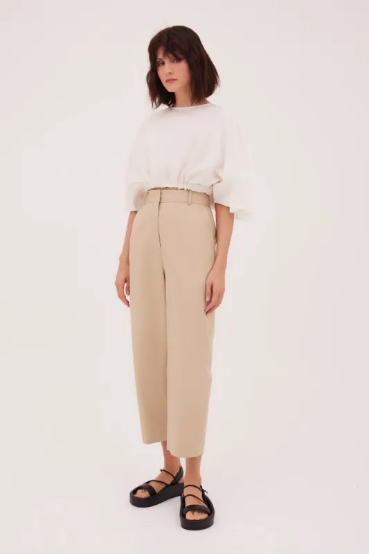 SAND TWILL BEAU PANT sold by Bianca Spender