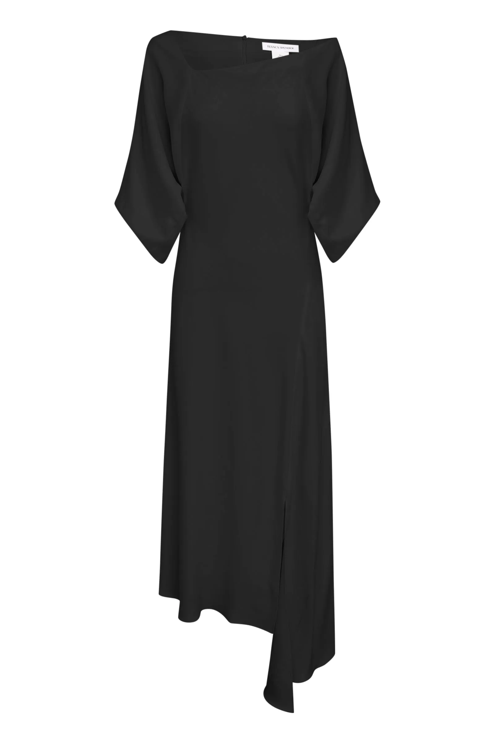 BLACK SATIN CREPE PALOMA DRESS sold by Bianca Spender product image thumbnail 5