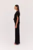 BLACK CREPE CRAWFORD TOP sold by Bianca Spender