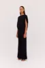 BLACK CREPE CRAWFORD TOP sold by Bianca Spender