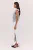 WHITE TEXTURED SUITING UNITY SKIRT sold by Bianca Spender