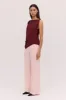 BURGUNDY JERSEY ROMA TOP sold by Bianca Spender