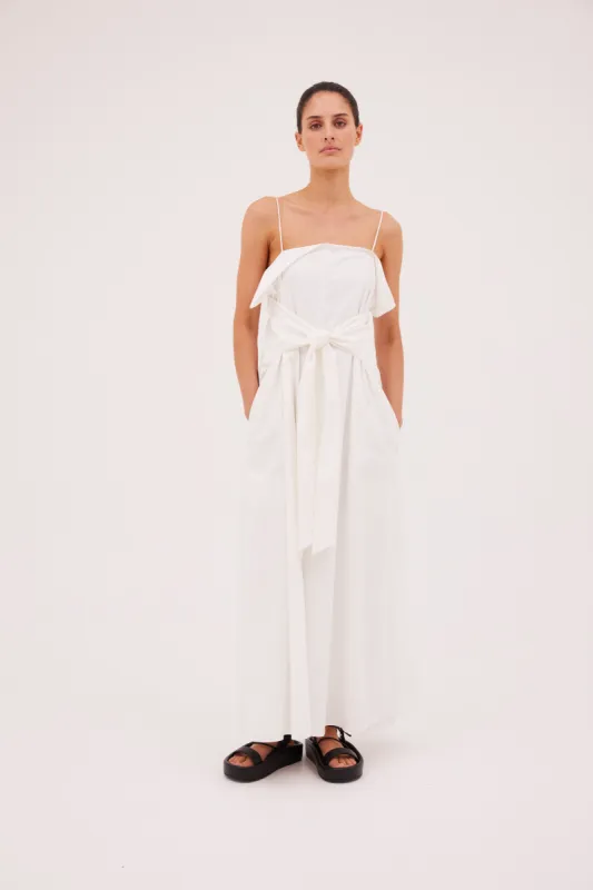 WHITE COTTON VALETTA DRESS sold by Bianca Spender