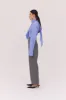CORNFLOWER COTTON BYSTANDER TOP sold by Bianca Spender
