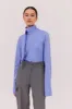 CORNFLOWER COTTON BYSTANDER TOP sold by Bianca Spender