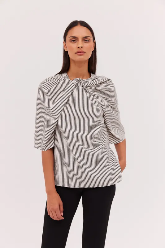 OAT STRIPE TEMPLATE TOP sold by Bianca Spender