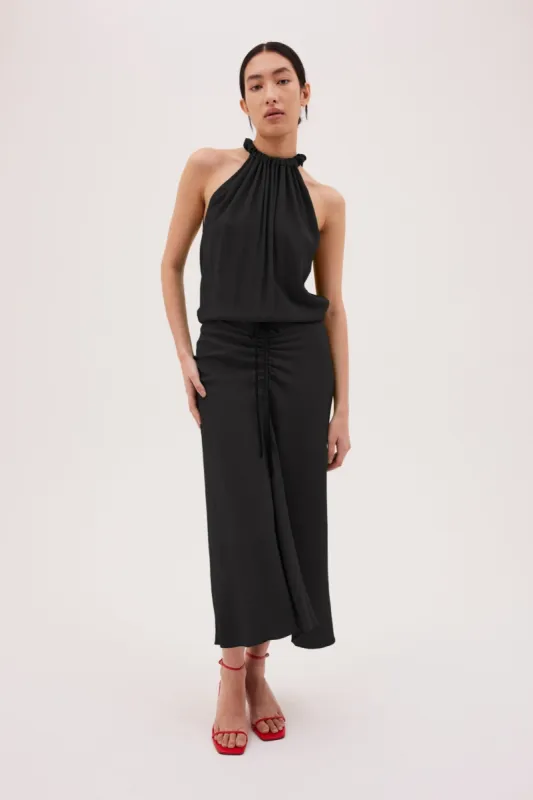 BLACK CREPE MAJORCA DRESS sold by Bianca Spender