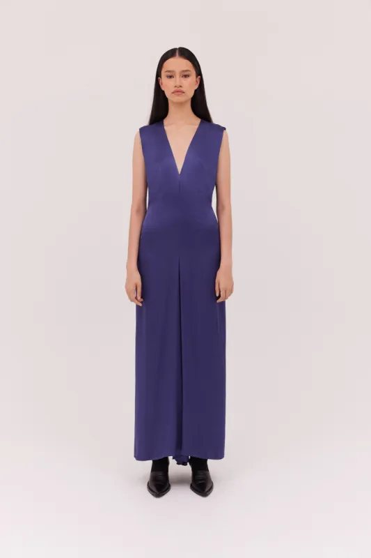 MIDNIGHT SATIN SPLENDOUR DRESS sold by Bianca Spender