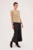 BLACK LEATHERETTE STATUS PANT sold by Bianca Spender