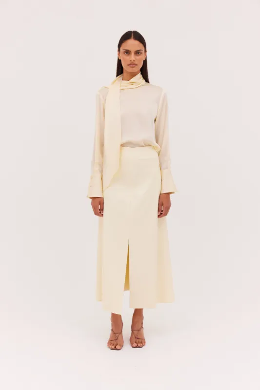 LEMON CHIFFON ODE TOP sold by Bianca Spender