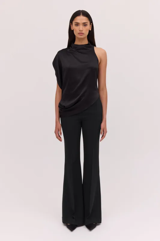 BLACK CREPE NADJA PANT sold by Bianca Spender
