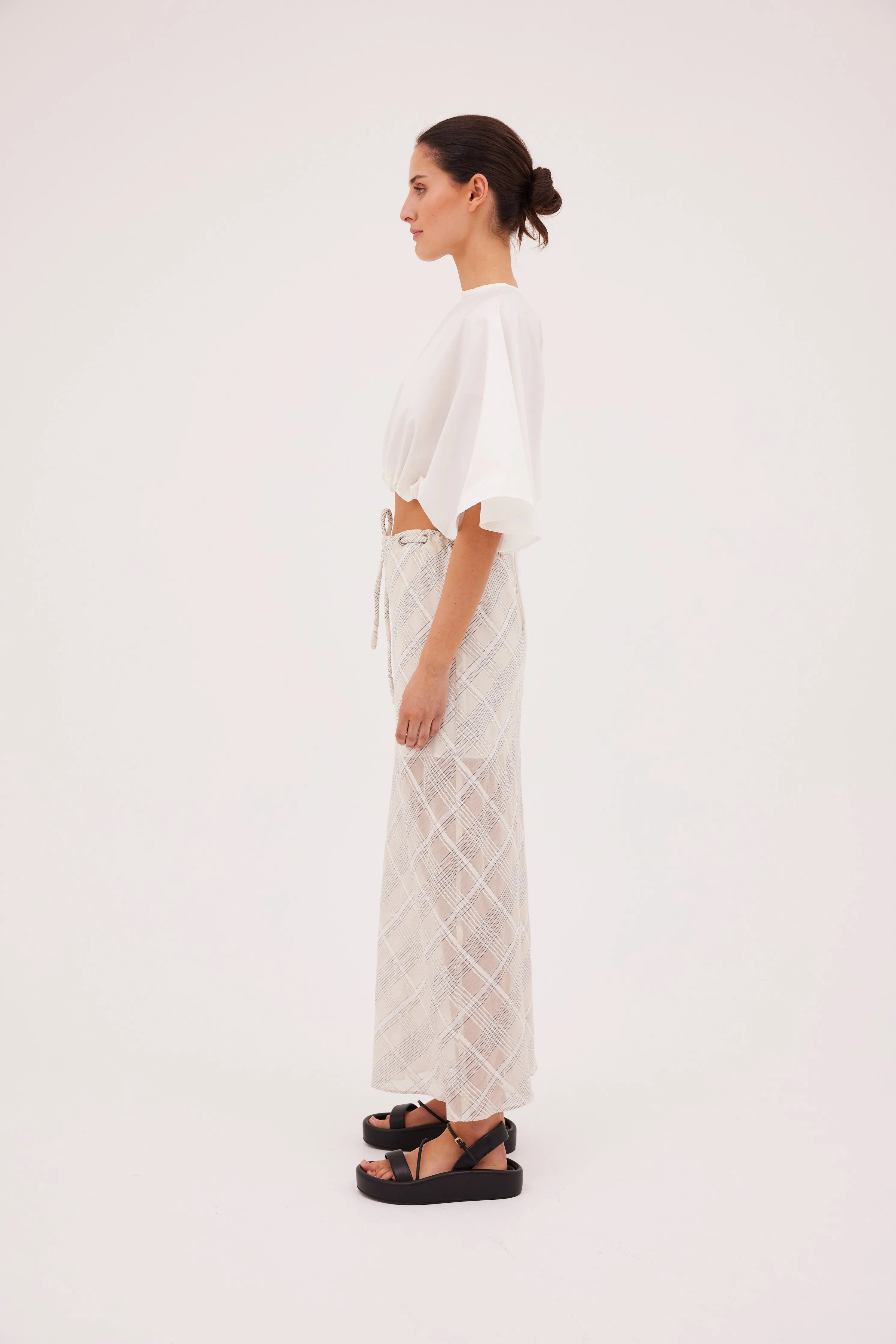 WHITE COTTON ENVELOP TOP sold by Bianca Spender product image thumbnail 3