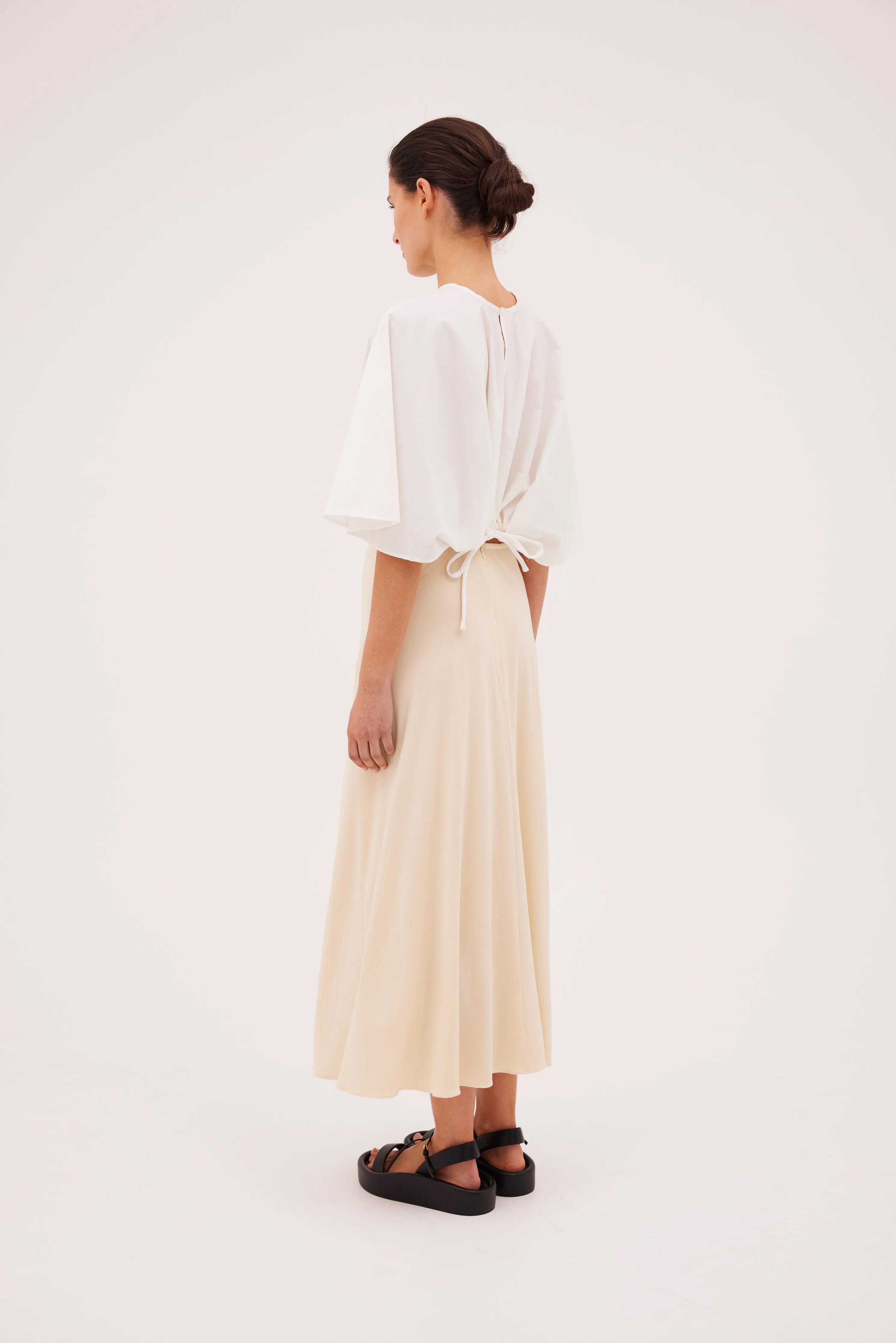 WHITE COTTON ENVELOP TOP sold by Bianca Spender product image thumbnail 4