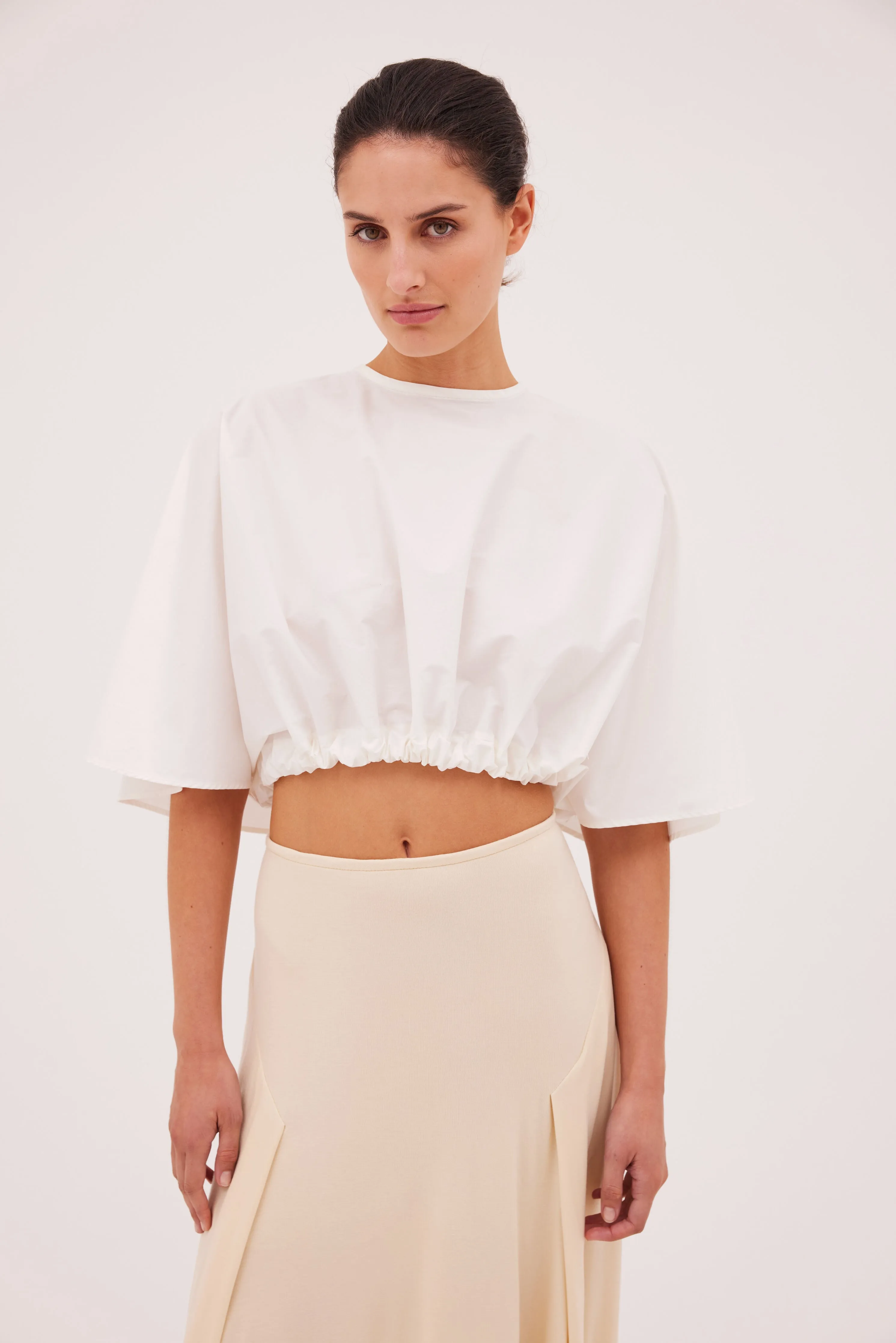 WHITE COTTON ENVELOP TOP sold by Bianca Spender product image thumbnail 2