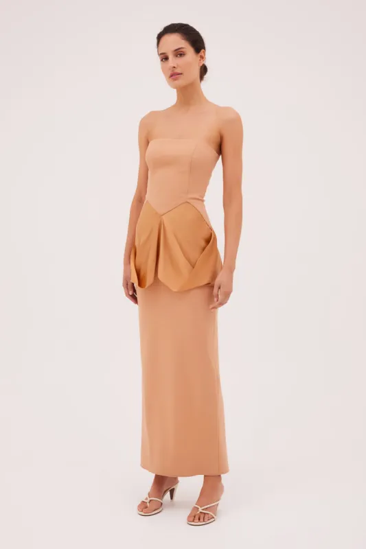 APRICOT PONTE DANCER DRESS sold by Bianca Spender