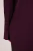 AUBERGINE SATIN BOND SHIRT sold by Bianca Spender
