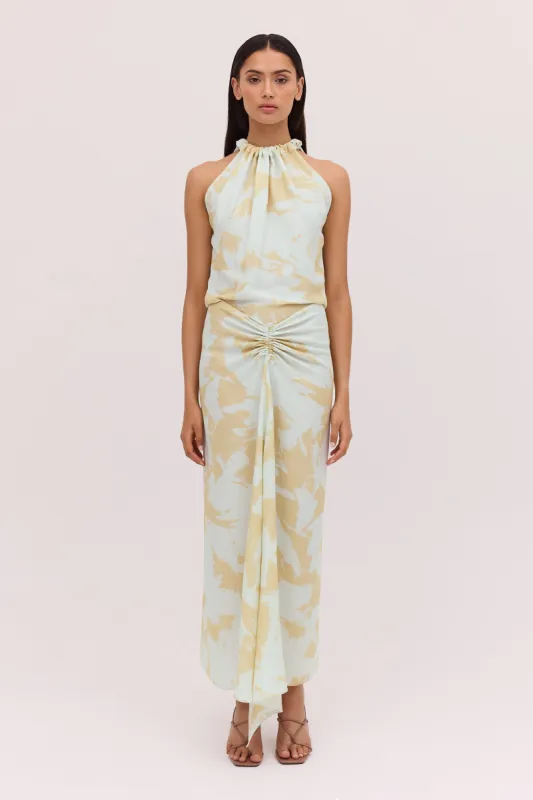 MINT BLOOM CREPE MAJORCA DRESS sold by Bianca Spender