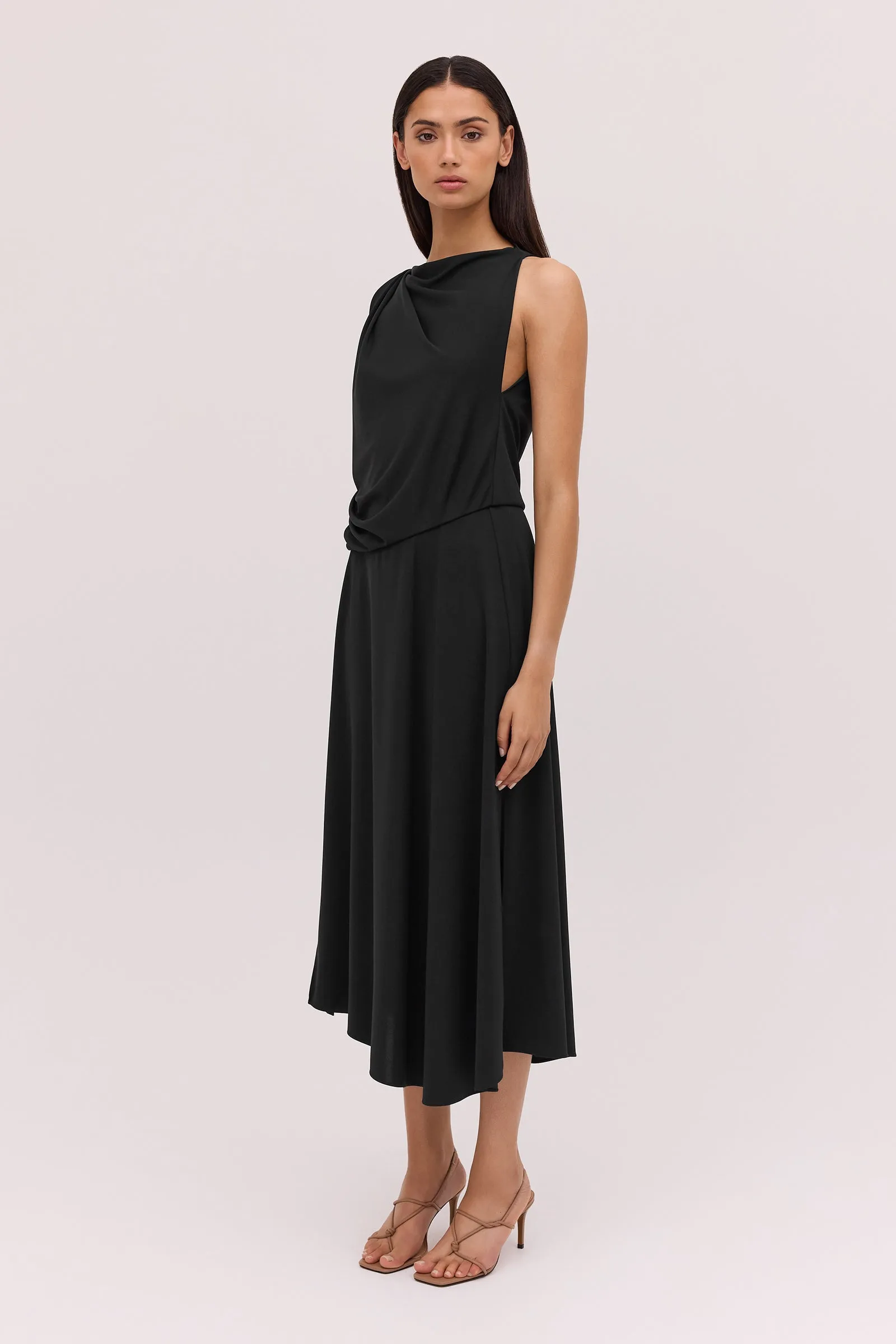 BLACK JERSEY MANDALA DRESS sold by Bianca Spender product image thumbnail 4