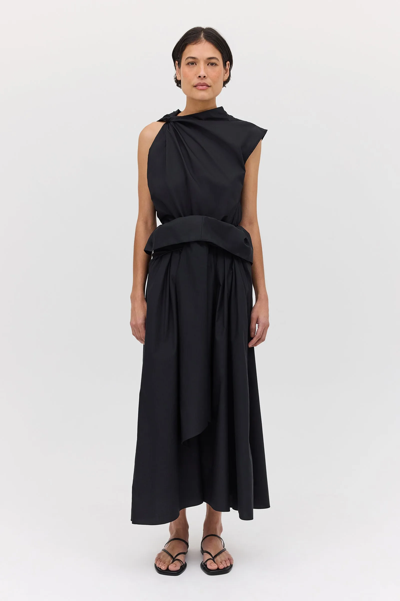 BLACK COTTON YANG TOP sold by Bianca Spender product image thumbnail 2